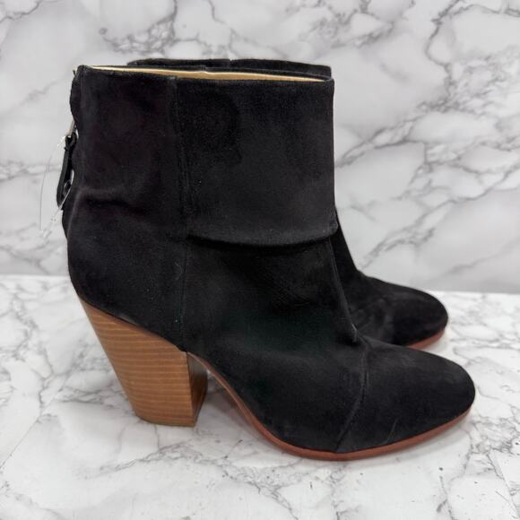 Rag & Bone Women’s Boots sz 8 (Euro 41) Suede Block Heel # Box M598 - Picture 5 of 8